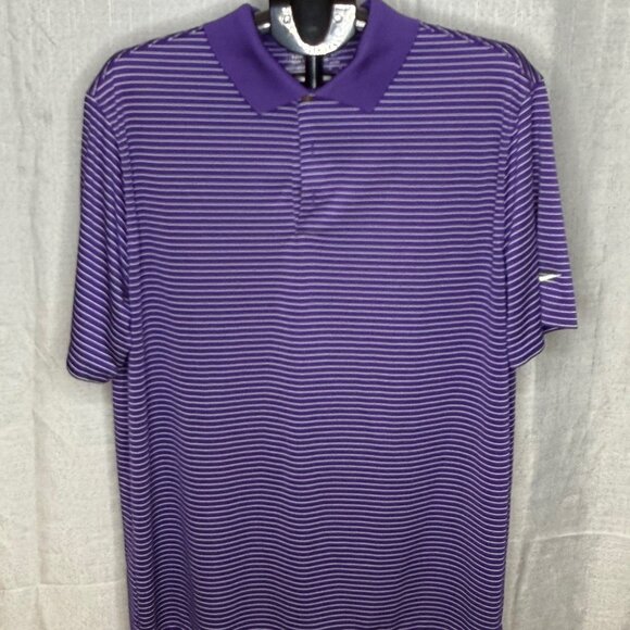 Nike Golf - Men's Striped Golf Polo Shirt - Size XL - Picture 2 of 5